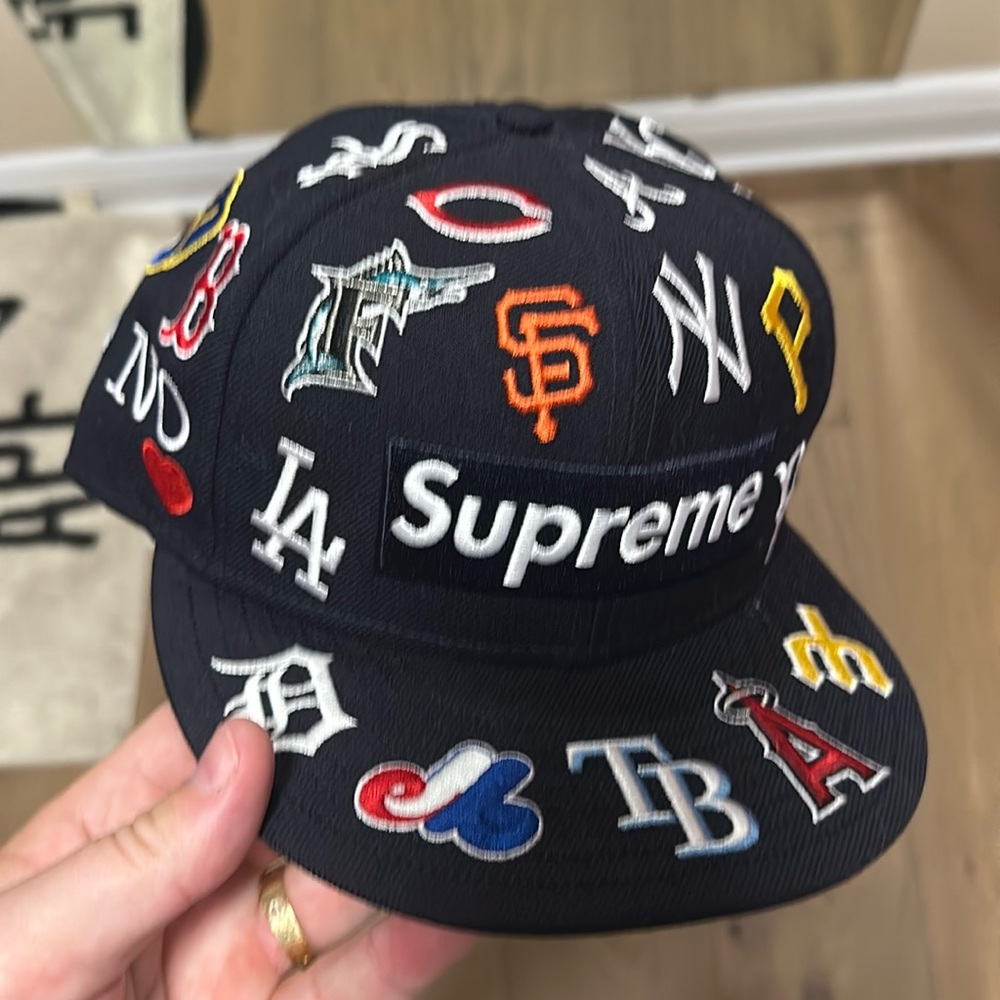Supreme all teams hat